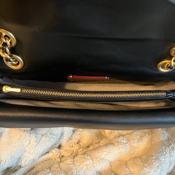 COACH Tabby 26 Quilted Shoulder Crossbody Bag CP150 Black w/ Brass + Dust Bag - Picture 12 of 15